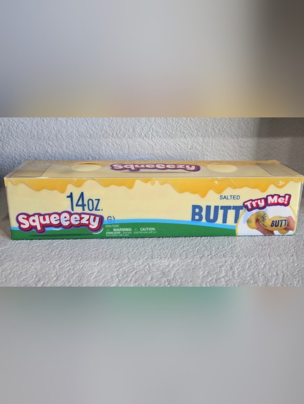New Squeezy 14oz Salted Butter Toy Packaging